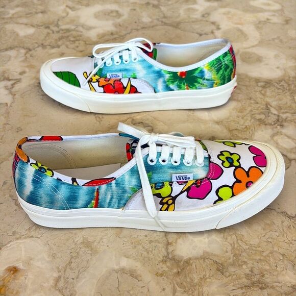 Vans 44 DX Factory Collection Hoffman OG Floral Skate Shoes Anaheim Factory Rare - Picture 4 of 9